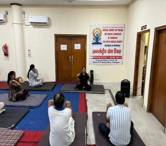 Yoga Day celebration 2024 at National Company Law Tribunal