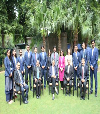 Probationary Officers of 12th Batch of Indian Corporate Law Services interact with Hon'ble President Chief Justice  Shri Ramalingam Sudhakar & Officers of NCLT on 03/08/2023